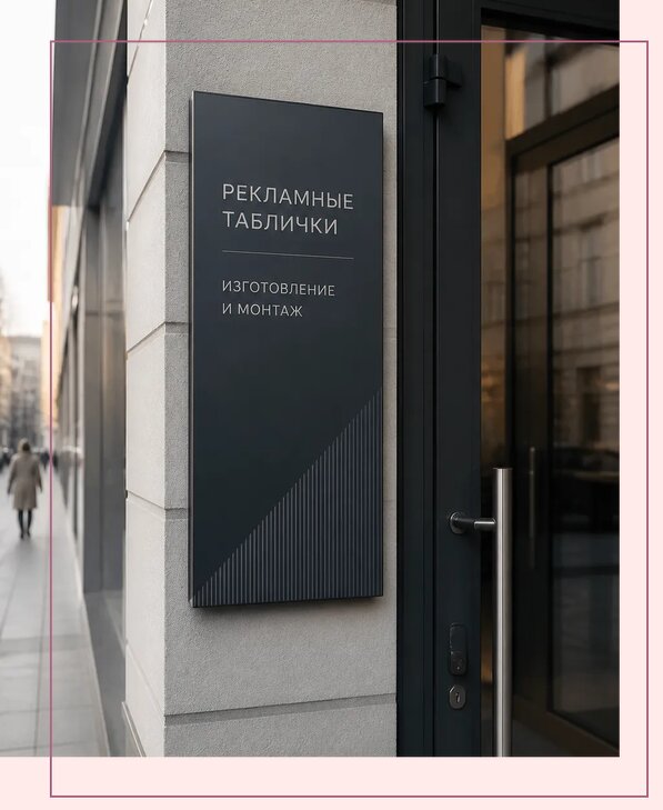 Рекламные таблички в Лениногорске по цене от 4644 р. | Аванза-Лнр