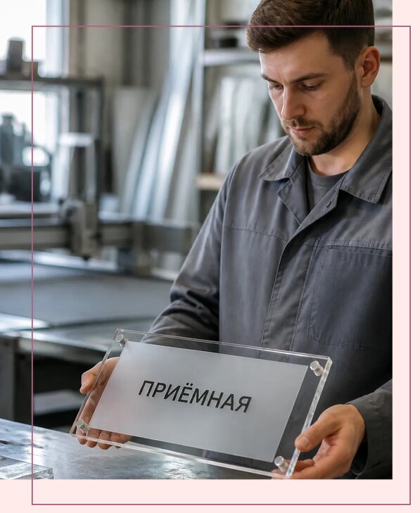 Таблички из оргстекла на заказ в Лениногорске от 4025 р. | Аванза-Лнр