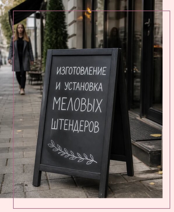 Меловые штендеры в Лениногорске по цене от 6708 р. | Аванза-Лнр